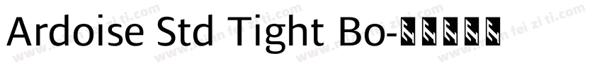 Ardoise Std Tight Bo字体转换